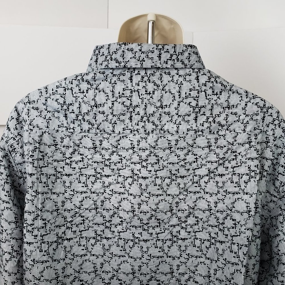 2X St. Patrick Print Microfiber Long Sleeve Shirt 2XL - Picture 4 of 7